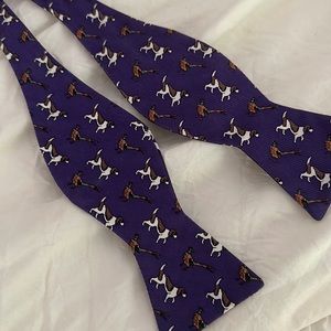 Southern Proper hunting dog and pheasant adjustable tie